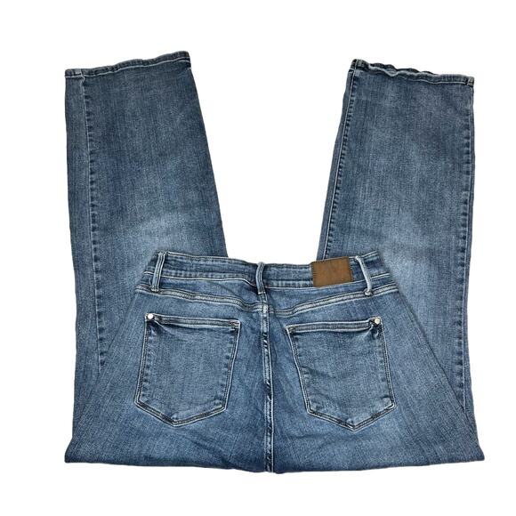 Judy Blue High Waist Wide Leg Jeans Distressed Vintage Wash size 18W - Picture 10 of 16